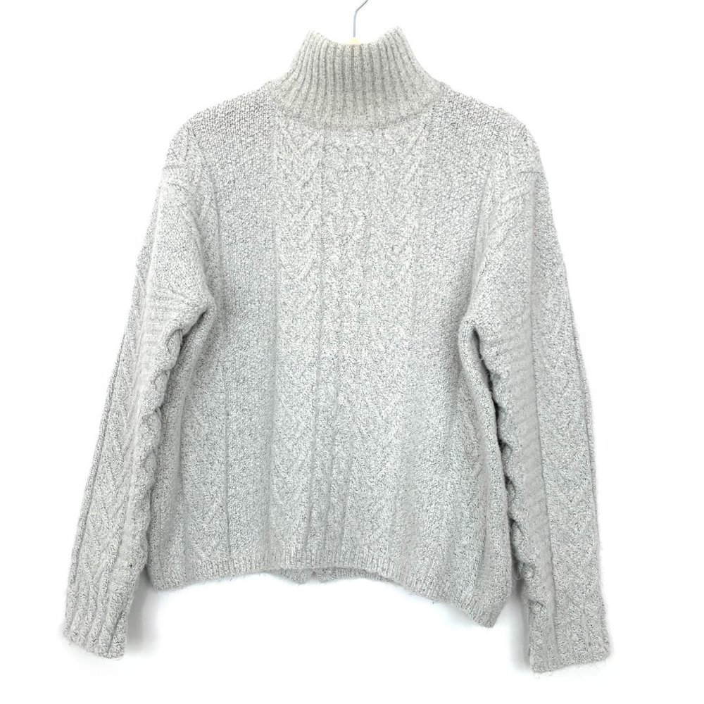 John + Jenn Cable Knit Turtleneck Sweater‎
